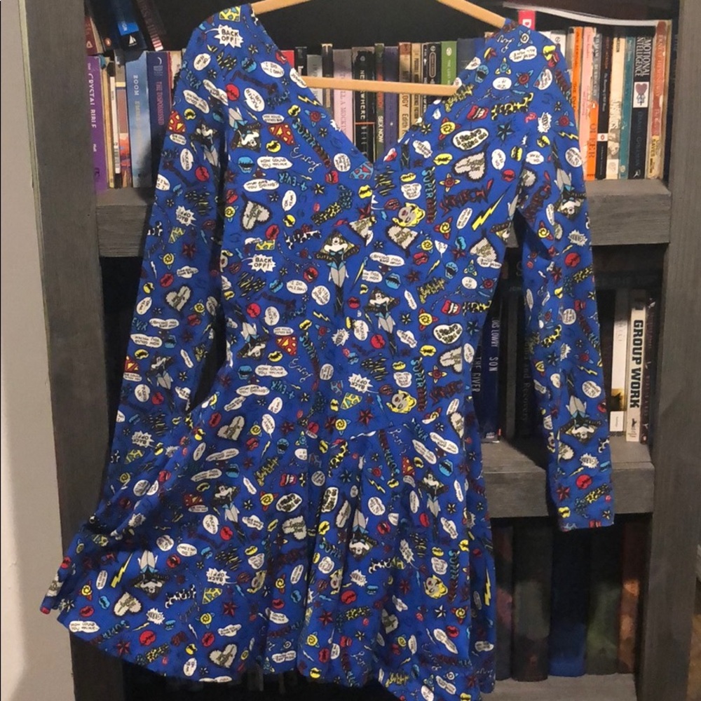 Betsey Johnson comic book Wonder Woman dress